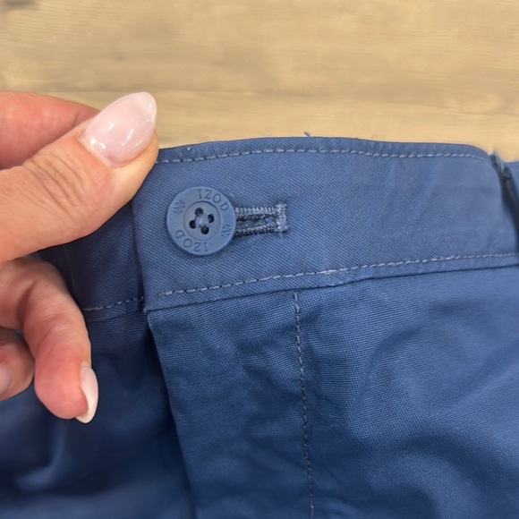 IZOD Men's Performance Sportsflex Bi-Stretch Chino Navy Blue Pants - Picture 4 of 11